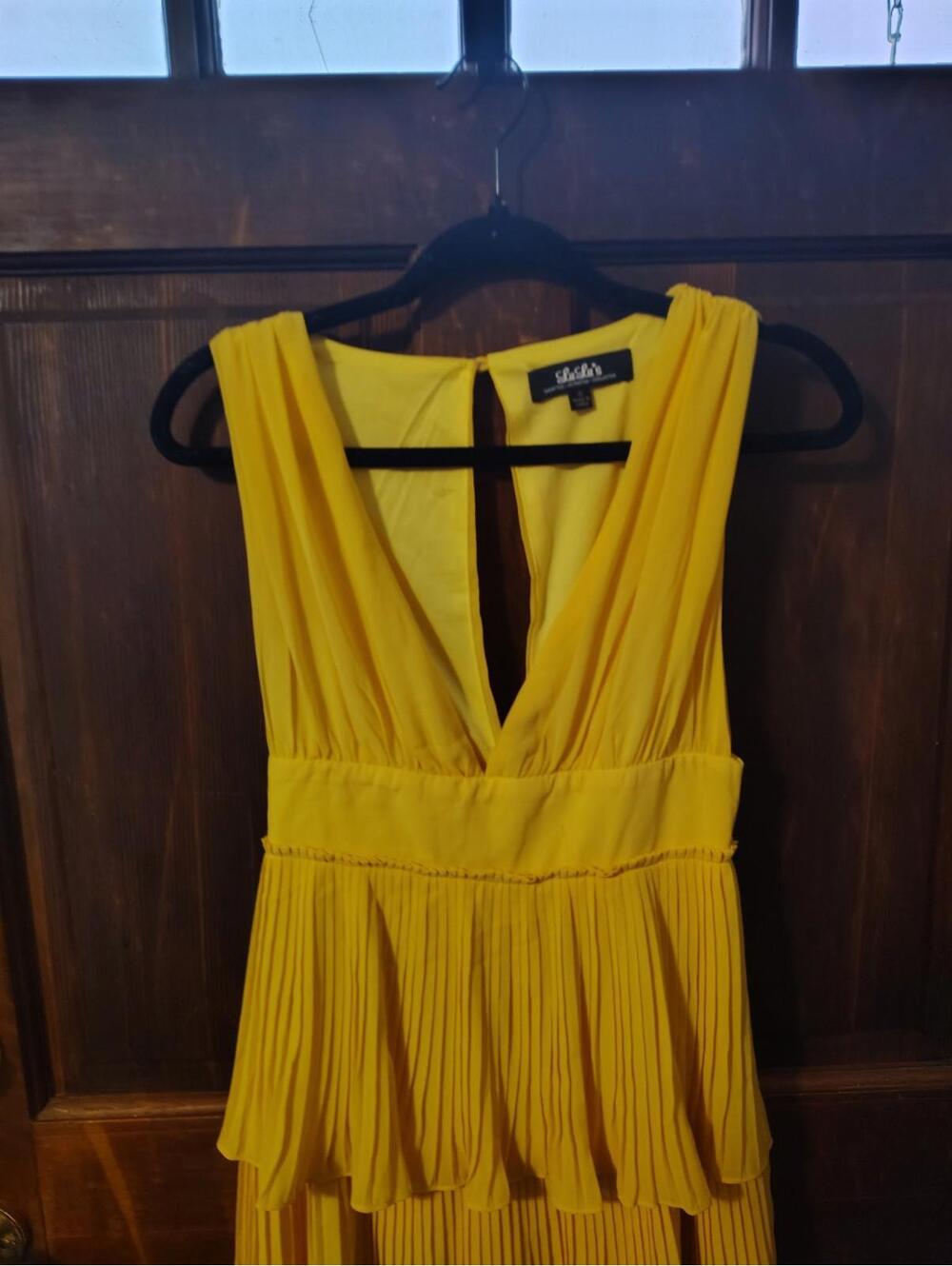 Lulus Deserved Adoration Yellow Dress - Picture 2 of 4
